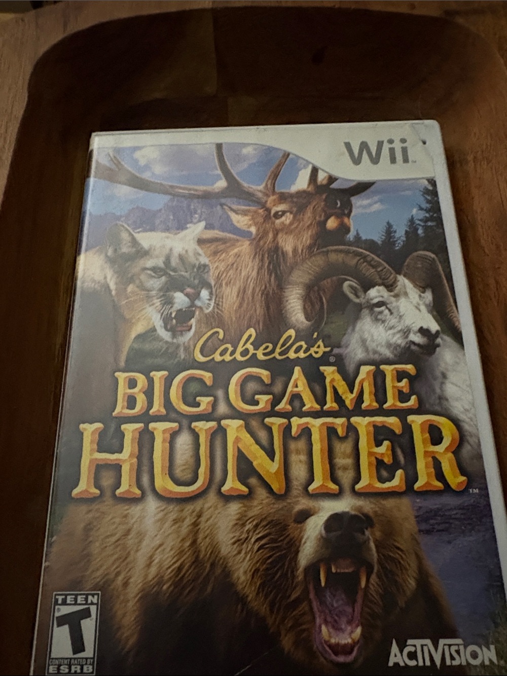 Cabela's Big Game Hunter - (Wii) package is unsealed but never used.